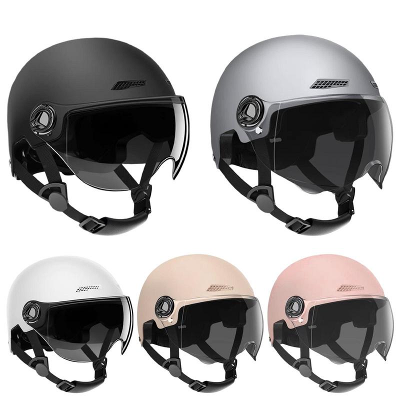 Motorcycle Helmet Jet Style Bi - Scooter Helmet Set 评论和价格