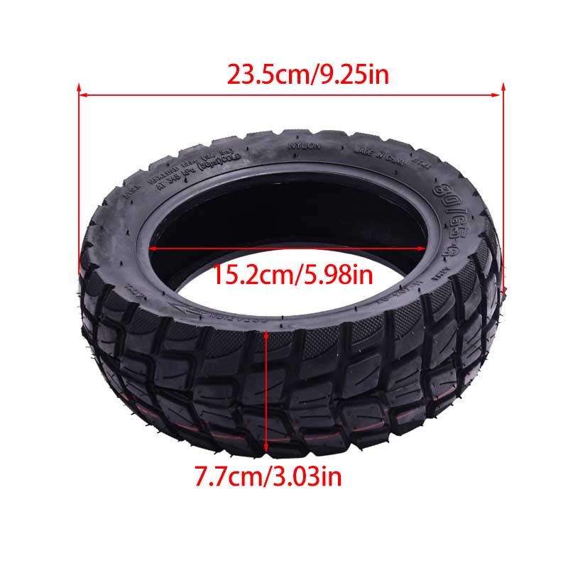 80/65-6 with  off-road inner o - Scooter Tire 评论和价格