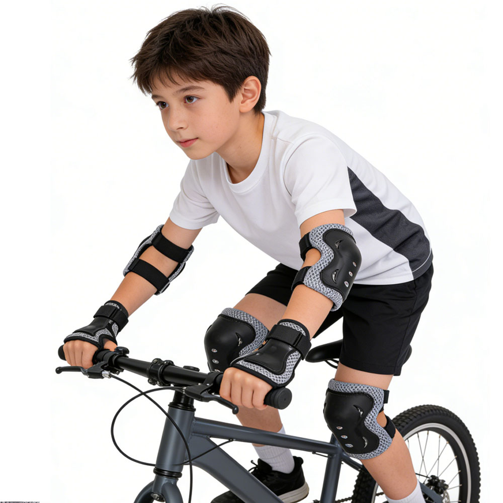 Kids Knee Pads Elbow Pads Age  - Scooter Helmet Set 评论和价格